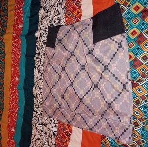 Free People Plaid Mini Skirt Fall Sexy M 10 Bodycon Office Sexy